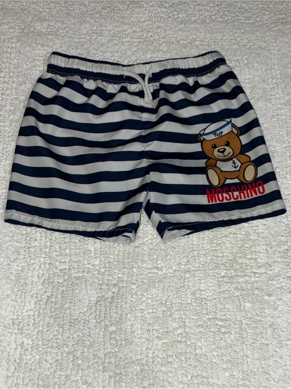 Moschino Baby Striped Swim Trunks